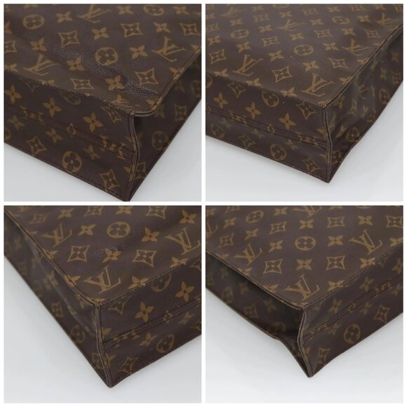 LOUIS VUITTON Monogram Sac Plat Hand Bag M51140 LV Auth 120846 - Picture 14 of 16